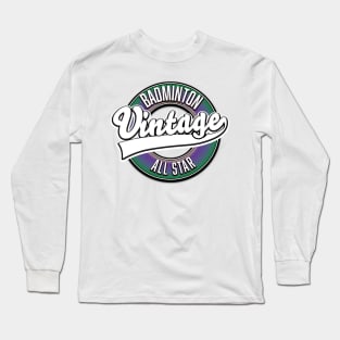 Badminton Vintage All Star Logo Long Sleeve T-Shirt